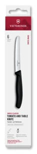 Victorinox Súprava paradajkových nožov 6-dielna čierna 11cm