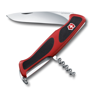 Victorinox Delémont RangerGrip 52 Vreckový nôž červená/čierna 130 mm