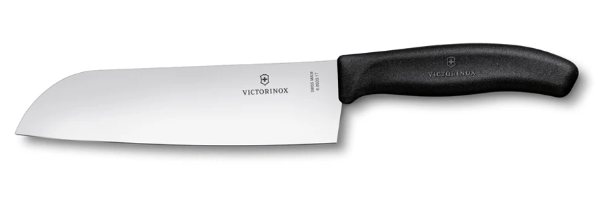 Victorinox SwissClassic Santoku nôž 17 cm čierny