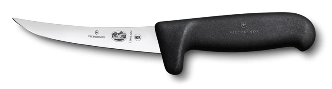 Victorinox 5.6613.12M kuchynský nôž Fibrox safety grip -  vykosťovací/filetovací 12 cm čierny
