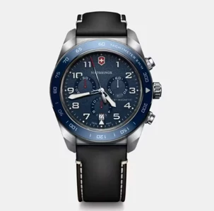 Victorinox Swiss Army Chronograph - kožený remienok
