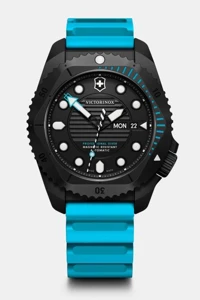 Victorinox Dive Pro Automatické hodinky 43 mm - čierny titán/modrá