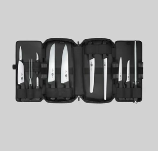 Victorinox Kompaktná kuchárska súprava, 16 kusov, čierna