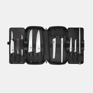 Victorinox Súprava kuchárskych nožov v puzdre, 15 kusov, čierna