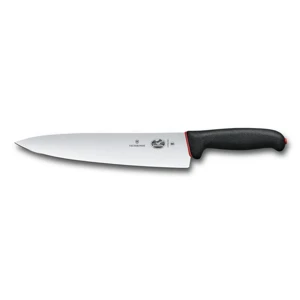 Victorinox Fibrox Dual Grip 5.2003.25D Kuchársky nôž 25 cm - čierna/červená