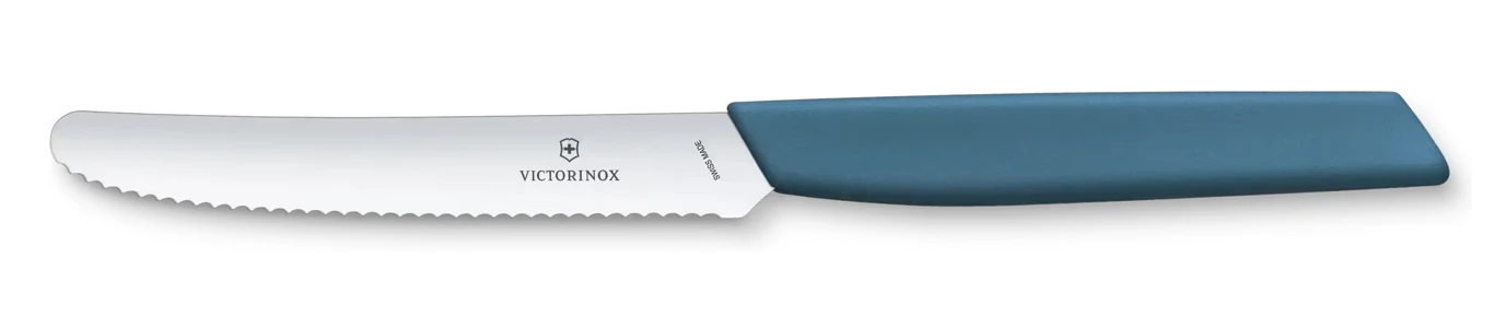 Victorinox Swiss Modern Nôž na paradajky a steaky 11 cm - nevädzovo modrá