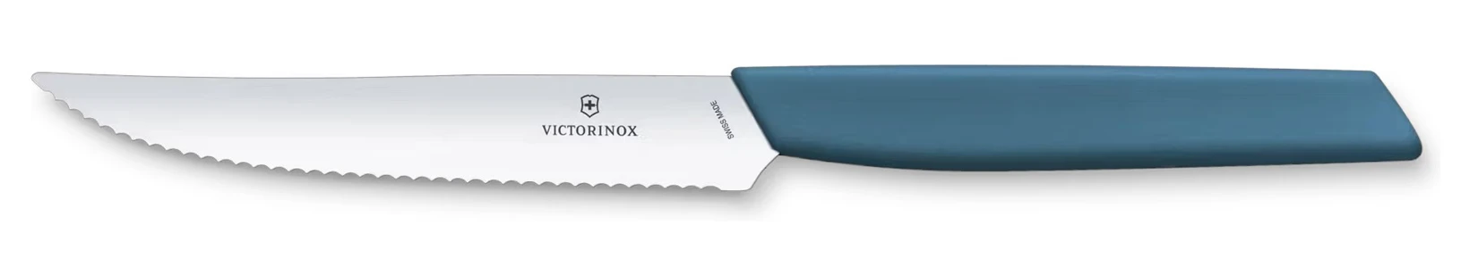 Victorinox Swiss Modern Steakový nôž 12 cm - nevädzovo modrá