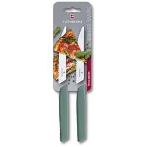 Victorinox Swiss Modern Sada 2 nožov na steaky 12 cm -  mätová zelená