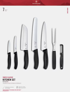 Victorinox Swiss Classic 6.7133.71G Kuchynská sada 7 ks