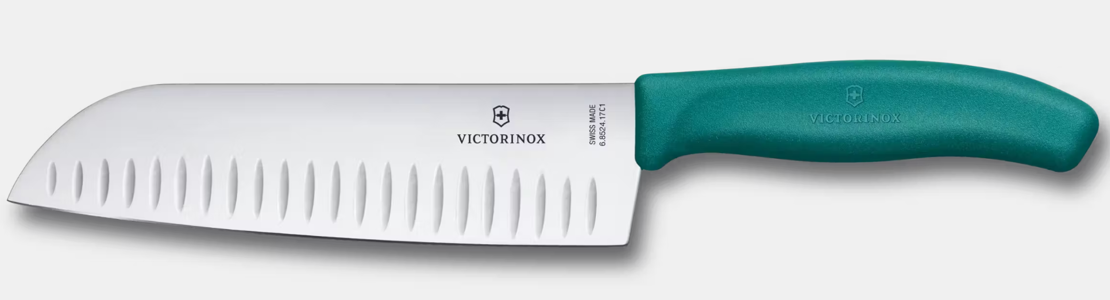 Victorinox SwissClassic Santoku nôž 6.8524.17C1B - zelený